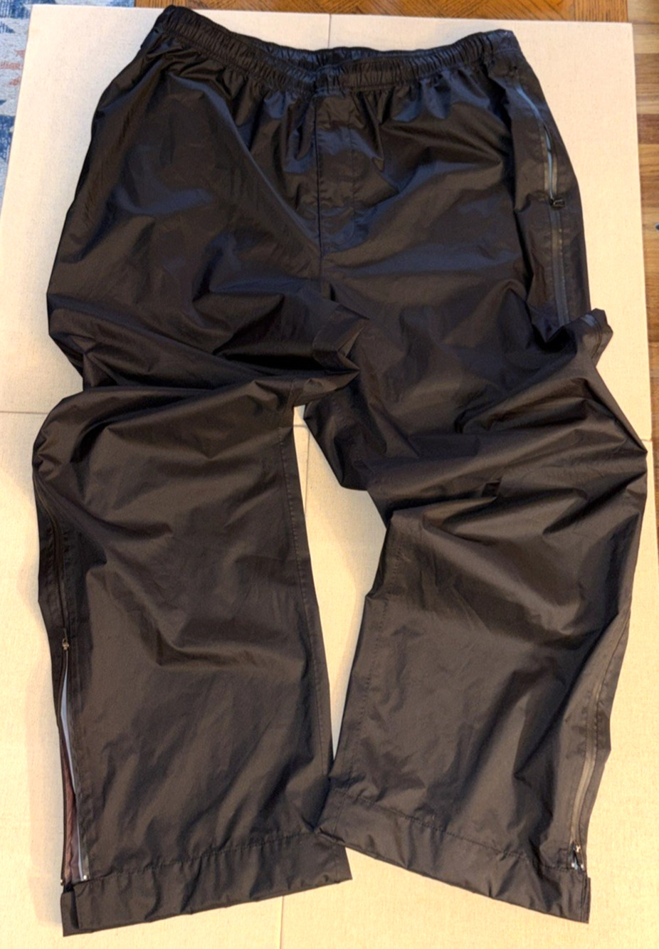 Walter Hagen Performance Rain Pants Men's Large Black Waterproof